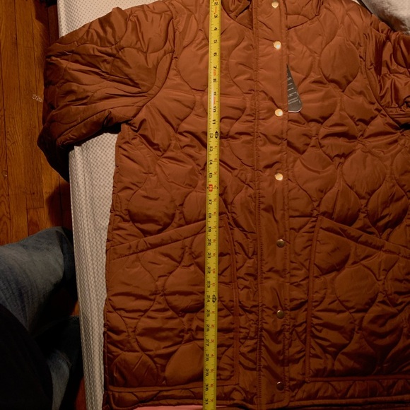 J.Crew New Quilted Cocoon Puffer Coat Sz Large - Picture 8 of 10
